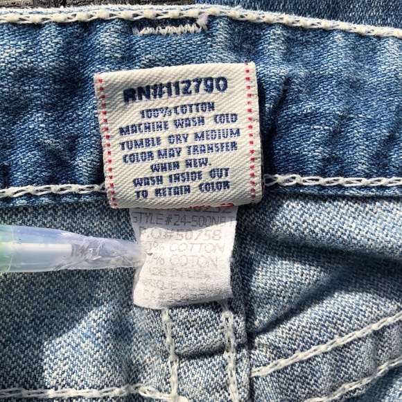 True Religion Bobby Big T Rigid  size 27 - Picture 7 of 8